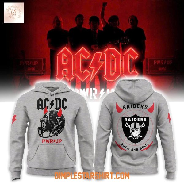 Las Vegas Raiders x ACDC PWR Up Tour Hoodie Shirt