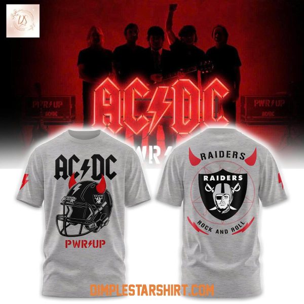 Las Vegas Raiders x ACDC PWR Up Tour Hoodie Shirt