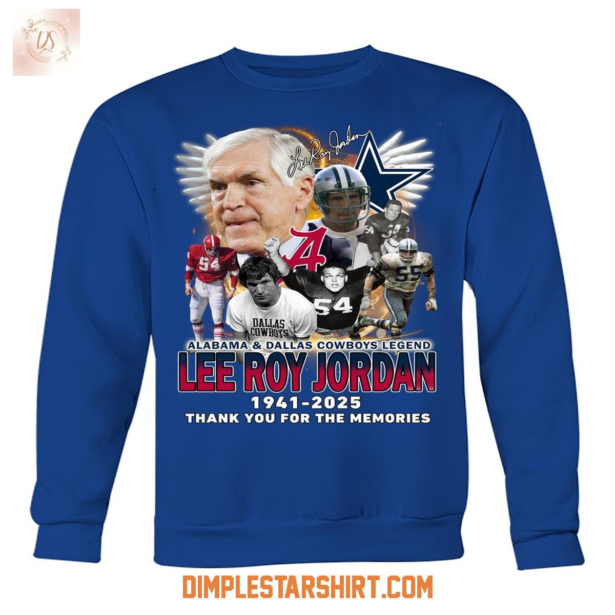 Lee Roy Jordan Dallas Cowboys And Alabama Crimson Tide Legend T Shirt Lee Roy Jordan Dallas Cowboys And Alabama Crimson Tide Legend T Shirt