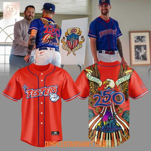 Lehigh Valley IronPigs Celebration 250th Of America Red Jersey