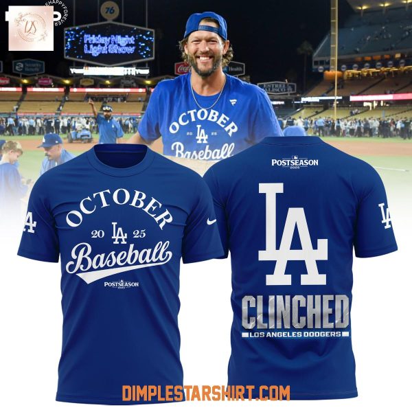 Los Angeles Dodgers Octotber Postseason 2025 Hoodie Shirt