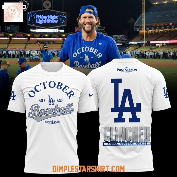 Los Angeles Dodgers Octotber Postseason 2025 Hoodie Shirt