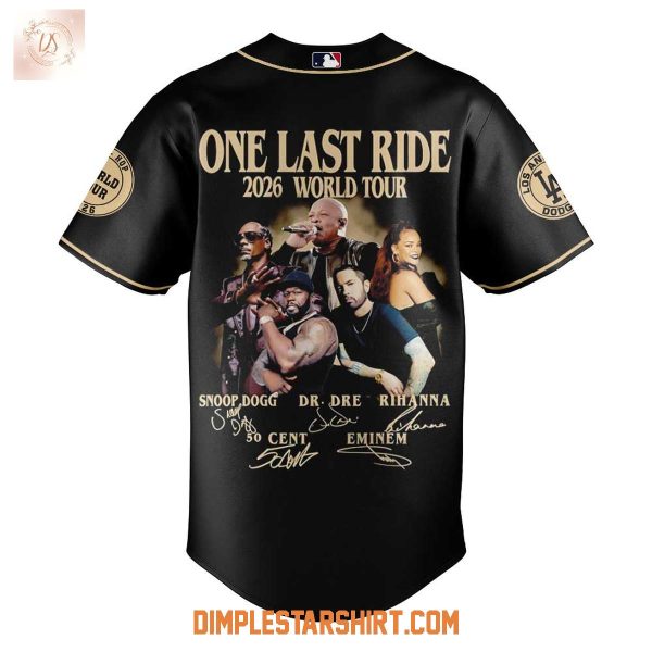 Los Angeles Dodgers One Last Ride 2026 World Tour Jersey