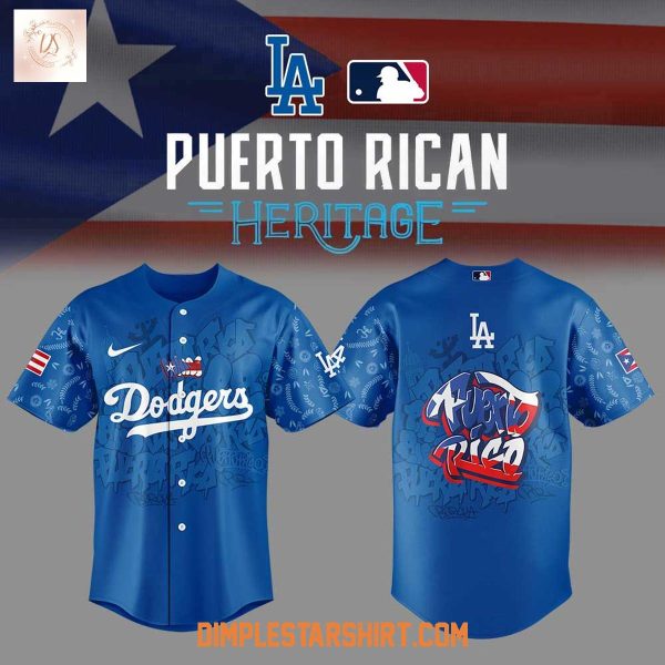 Los Angeles Dodgers Puerto Rican Heritage 2025 Jersey