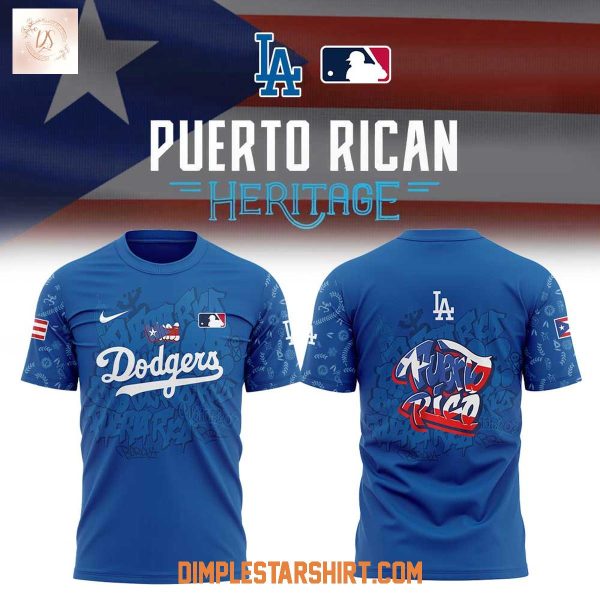 Los Angeles Dodgers Puerto Rican Heritage Hoodie Shirt