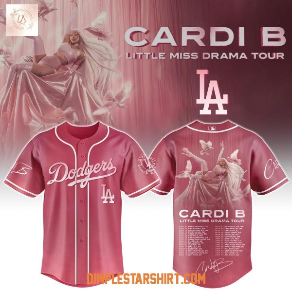 Los Angeles Dodgers x Cardi B Little Miss Drama Tour Jersey