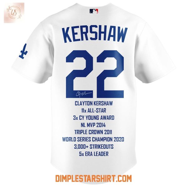 Los Angeles Dodgers x Clayton Kershaw Memories Jersey