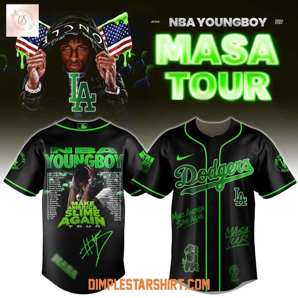 Los Angeles Dodgers x YoungBoy Never Broke Again Make America Slime Again Tour Jersey