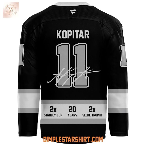 Los Angeles Kings Anze Kopitar Thanks For The Memories Hockey Jersey