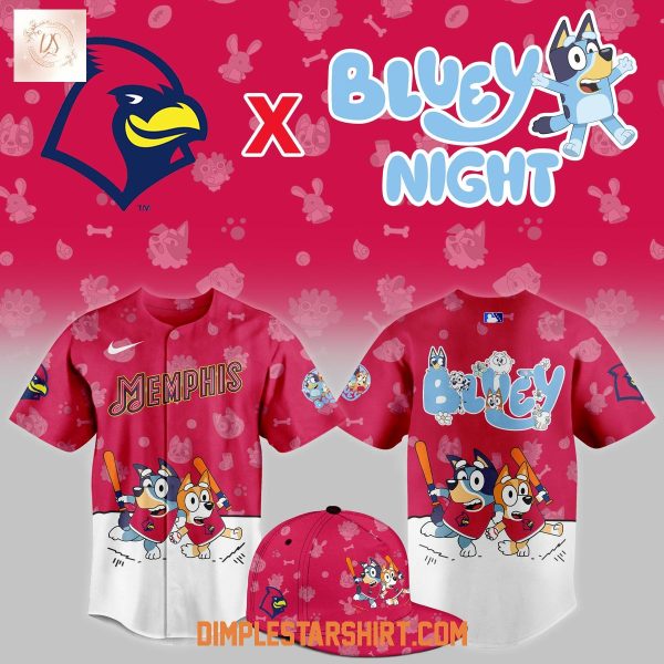 Memphis Redbirds Bluey Night 2025 Jersey