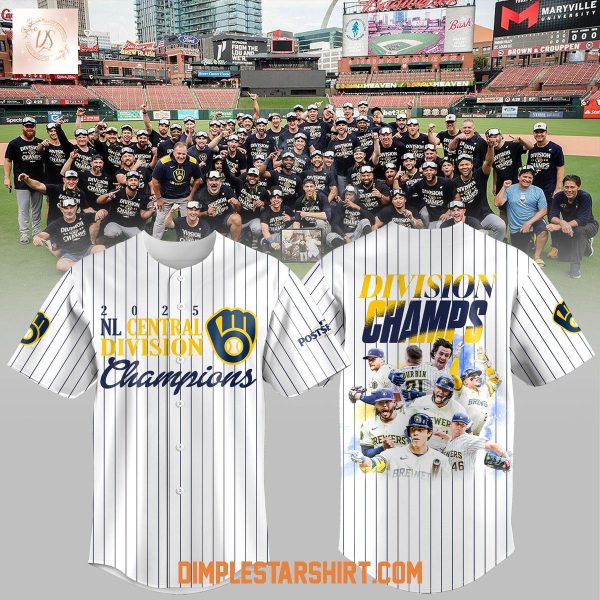Milwaukee Brewers NL Central Division Champions Jersey