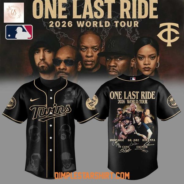 Minnesota Twins One Last Ride 2026 World Tour Jersey
