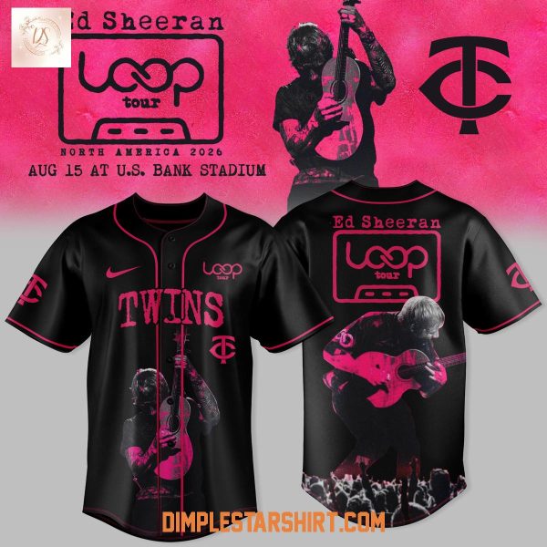 Minnesota Twins x Ed Sheeran Loop Tour Jersey