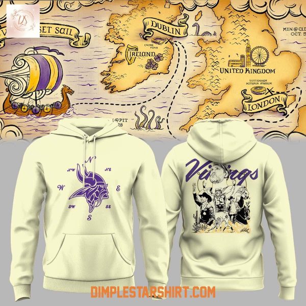 Minnesota Vikings Set Sall Hoodie Shirt