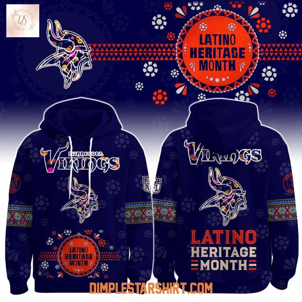 Minnesota Vikings x Latino Heritage Month Hoodie Shirt