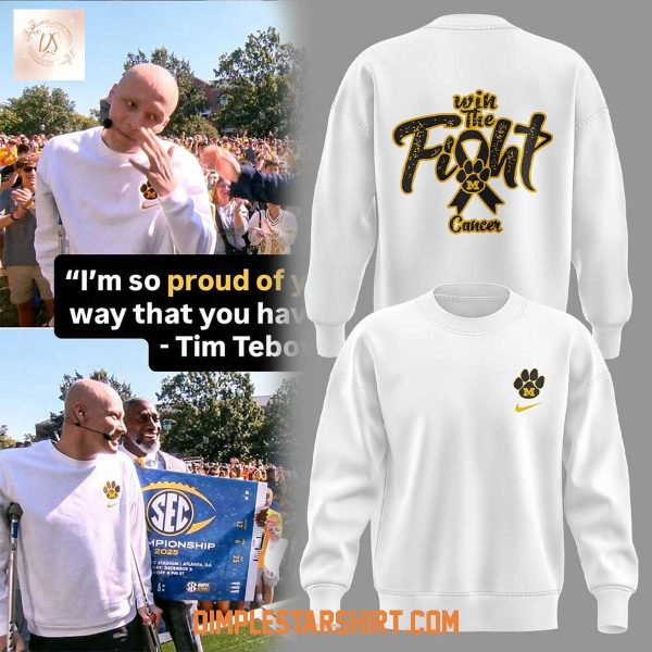 Mizzou Tigers Noah Gilion Fight and Win Cancer Hoodie Shirt