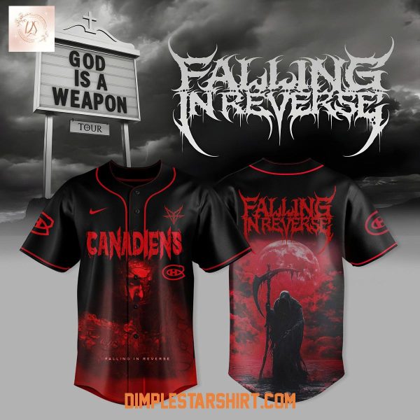 Montreal Canadiens x Falling In Reverse God Is A Weapon Tour Jersey