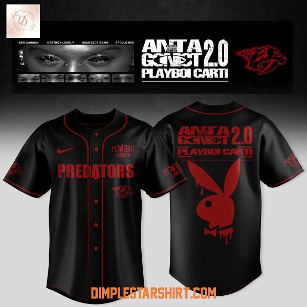 Nashville Predators x Playboi Carti Antagonist 2.0 Tour 2025 Jersey