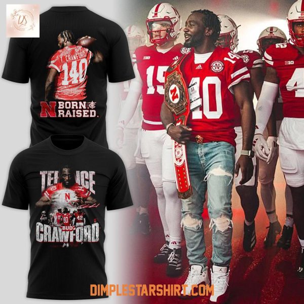 Nebraska Huskers x Terence Crawford Born Raised Hoodie Shirt