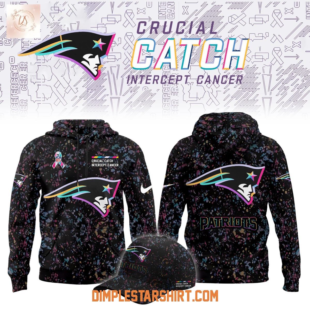 New England Patriots Crucial Catch Intercep Cancer Limited 2025 Hoodie Shirt New England Patriots Crucial Catch Intercep Cancer Limited 2025 Hoodie Shirt