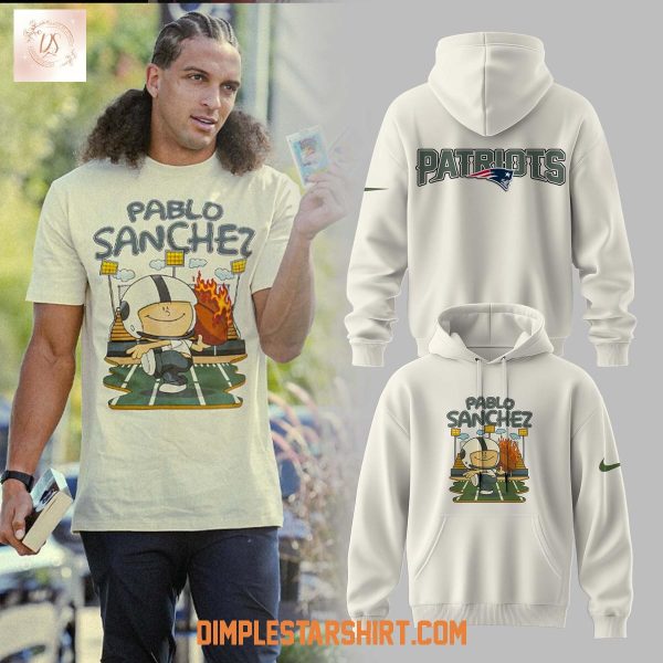 New England Patriots Pablo Sanchez Retro Hoodie Shirt