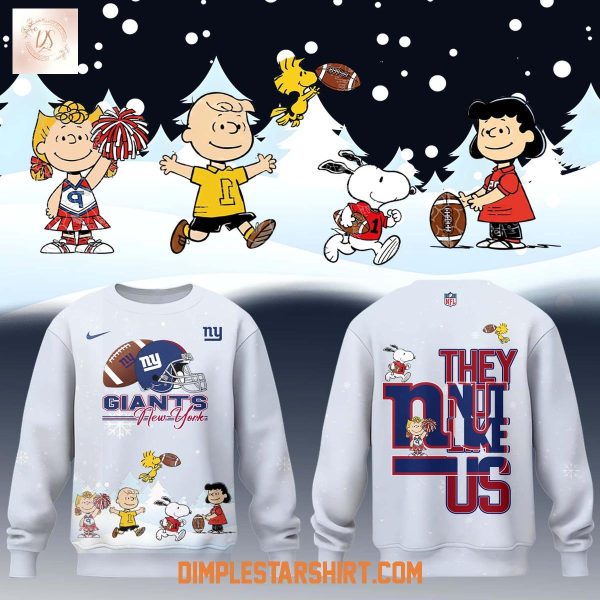 New York Giants x Snoopy Fall Winter Hoodie Shirt
