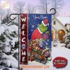 New England Patriots  x The Grinch Christmas House Garden Flag