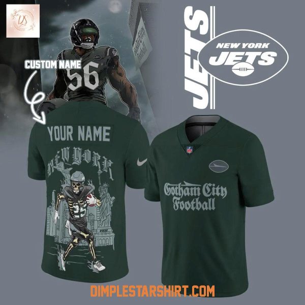 New York Jets Gotham City Rivalries Uniform Football Jersey