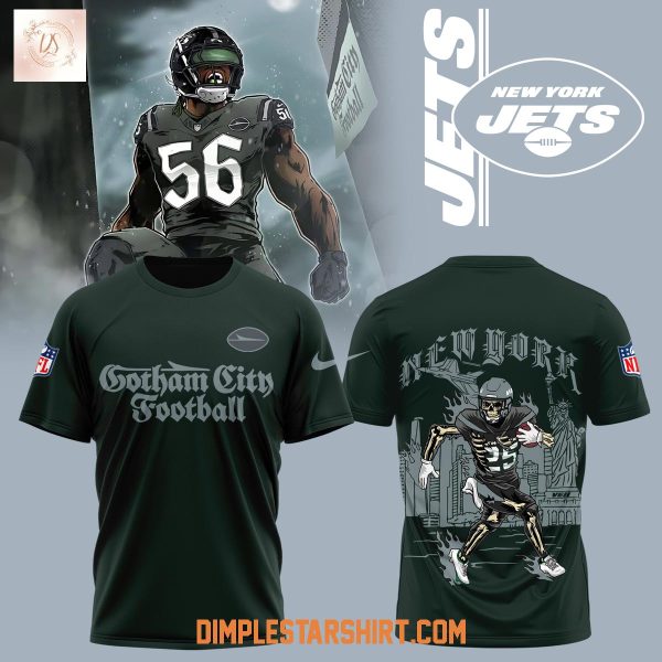 New York Jets Gotham City Rivalries Uniform Hoodie Shirt