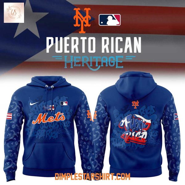 New York Mets Puerto Rican Heritage Hoodie Shirt