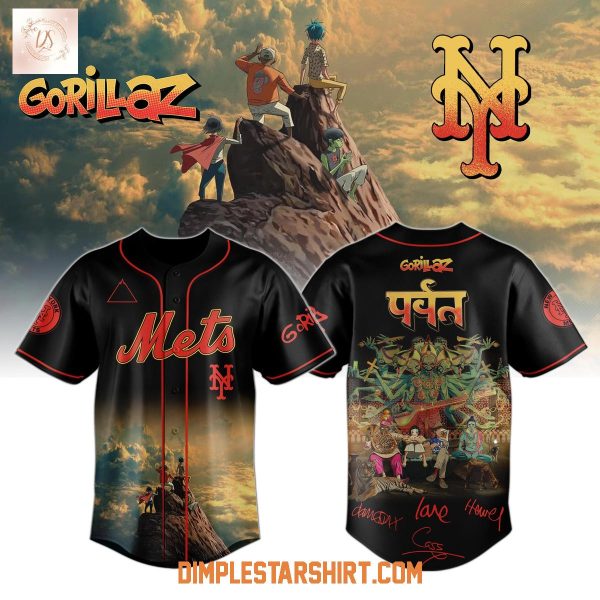 New York Mets x Gorillaz New Album The Mountain Jersey
