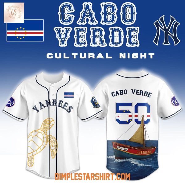 New York Yankees Celebration Cabo Verde 2025 Jersey