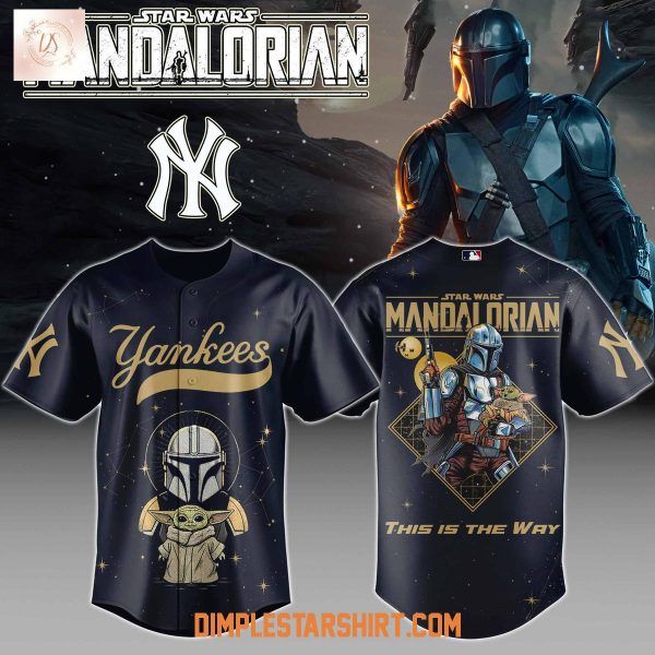 New York Yankees x Star Wars Mandalorian Jersey