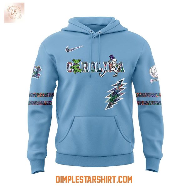 North Carolina Tar Heels Celebration Grateful Dead 60 Years 2025 Hoodie Shirt