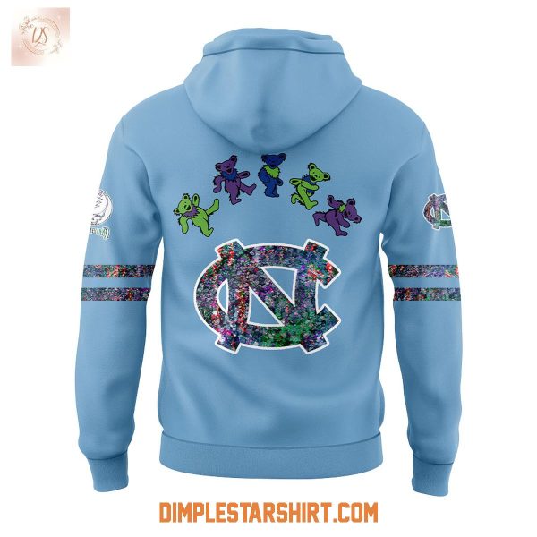 North Carolina Tar Heels Celebration Grateful Dead 60 Years 2025 Hoodie Shirt
