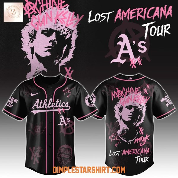 Oakland Athletics x MGK The Lost Americana Tour Jersey