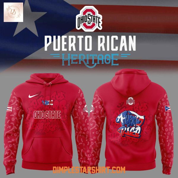 Ohio State Buckeyes Puerto Rican Heritage Hoodie Shirt