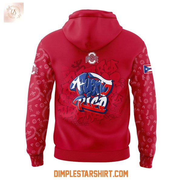 Ohio State Buckeyes Puerto Rican Heritage Hoodie Shirt