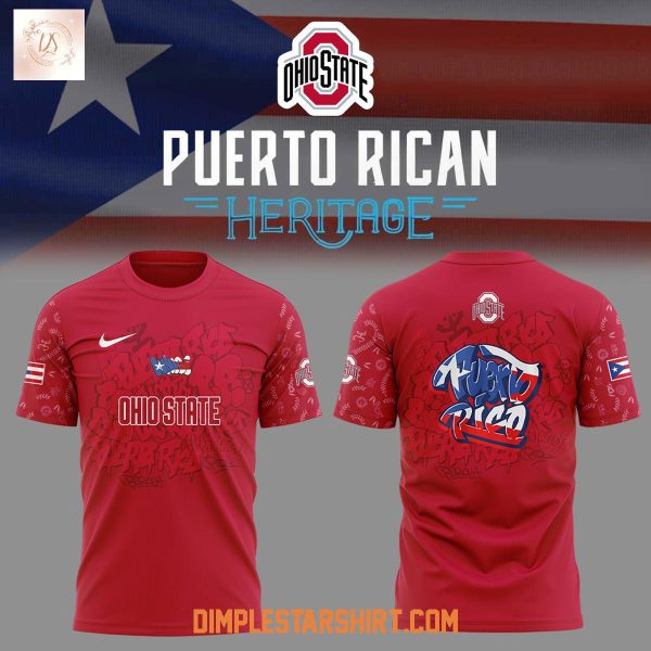 Ohio State Buckeyes Puerto Rican Heritage Hoodie Shirt