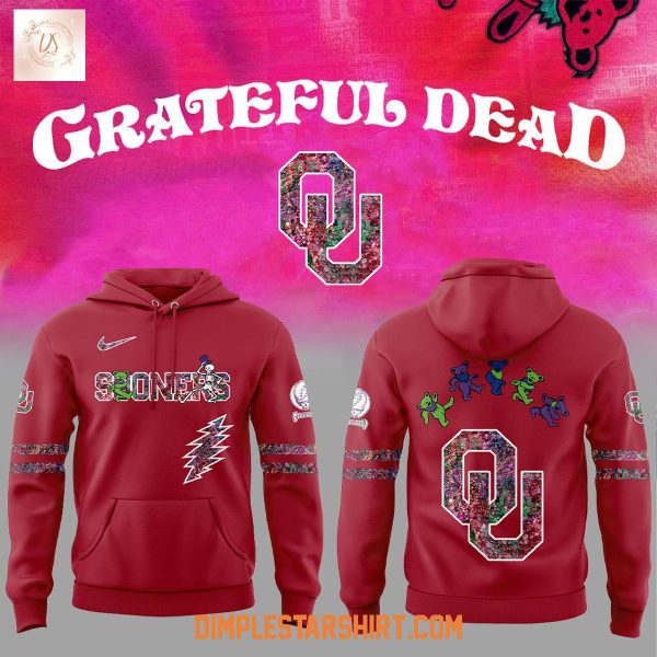 Oklahoma Sooners Celebration Grateful Dead 60 Years 2025 Hoodie Shirt