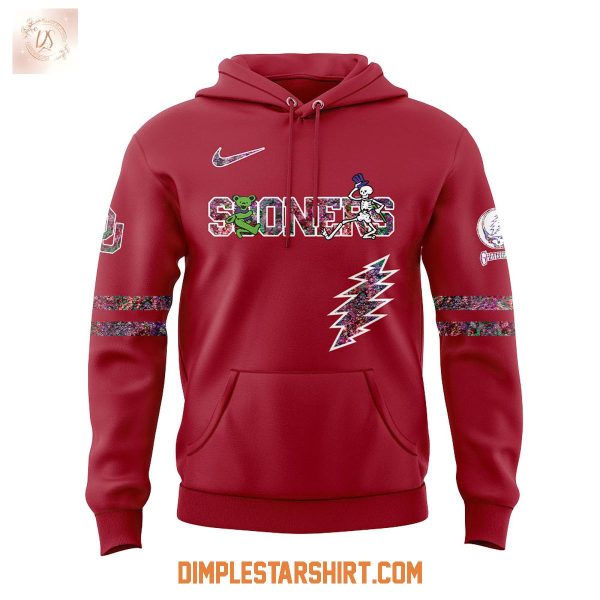 Oklahoma Sooners Celebration Grateful Dead 60 Years 2025 Hoodie Shirt