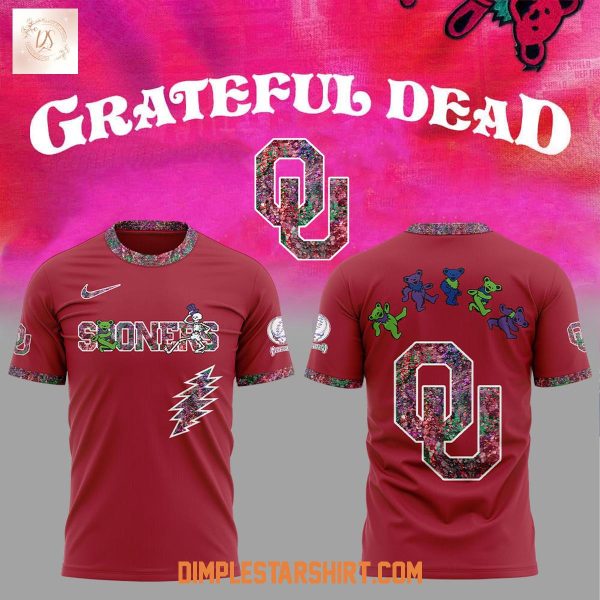 Oklahoma Sooners Celebration Grateful Dead 60 Years 2025 Hoodie Shirt