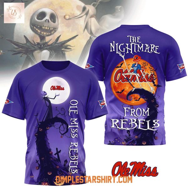 Ole Miss Rebels Halloween The Nightmare From Rebels  Shirt
