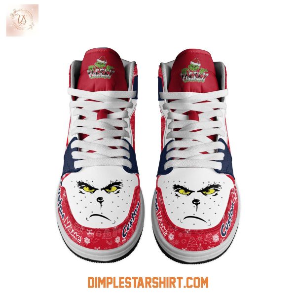 Ole Miss Rebels The Grinch Merry Christmas Air Jordan 1 Shoes