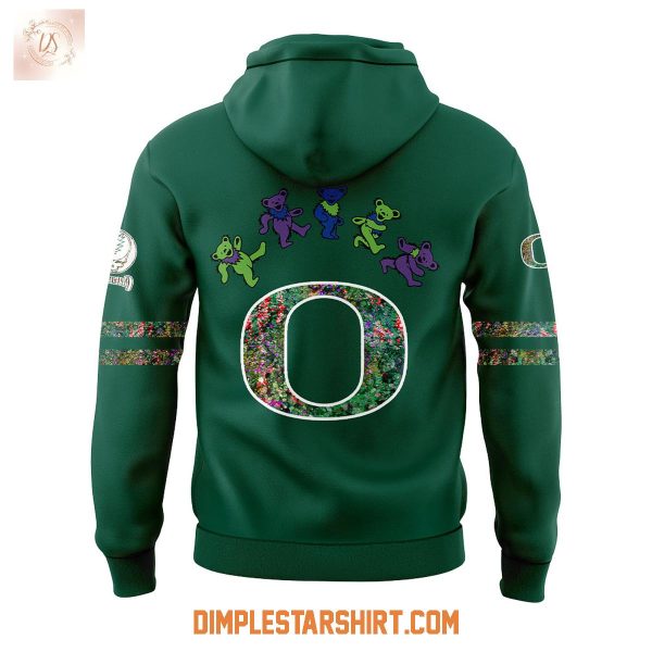 Oregon Ducks Celebration Grateful Dead 60 Years 2025 Hoodie Shirt