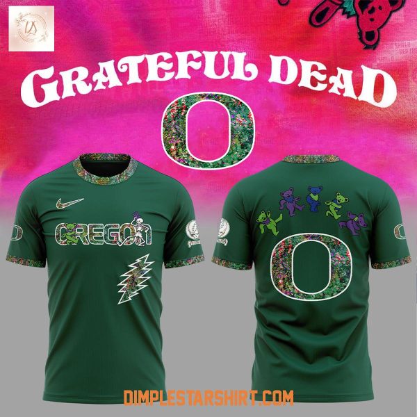 Oregon Ducks Celebration Grateful Dead 60 Years 2025 Hoodie Shirt
