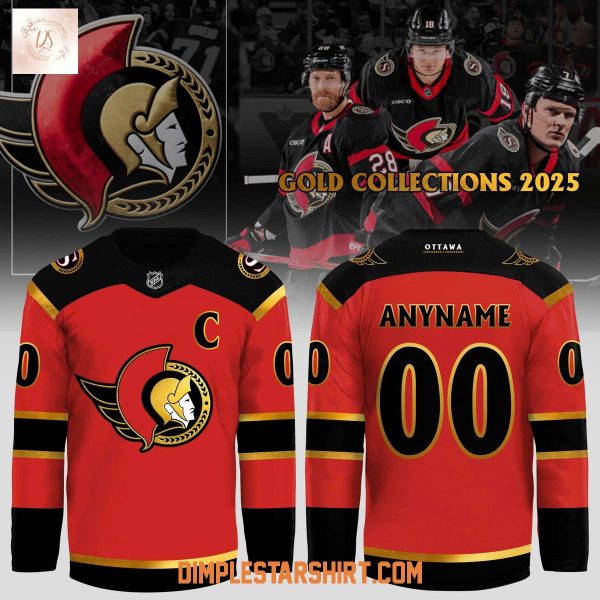Ottawa Senators Gold Collection 2025 Hockey Jersey