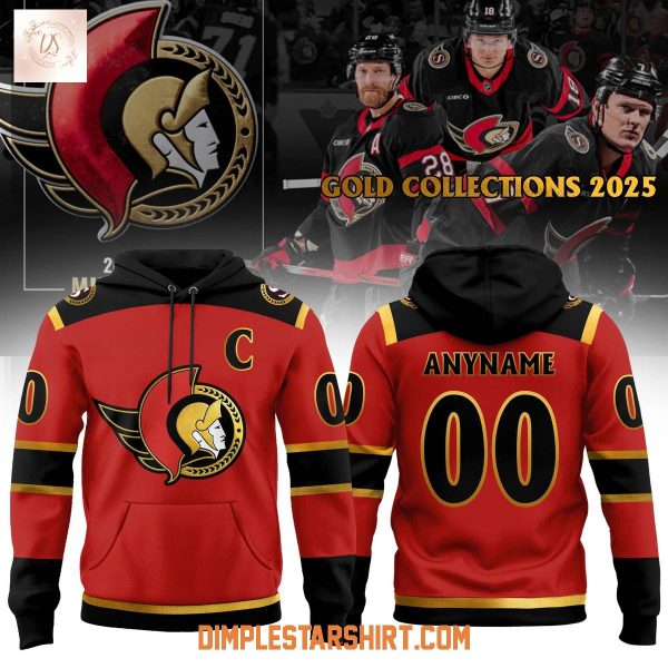 Ottawa Senators Gold Collection 2025 Hoodie Shirt