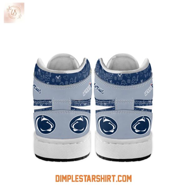 Penn State Nittany Lions The Grinch Merry Christmas Air Jordan 1 Shoes