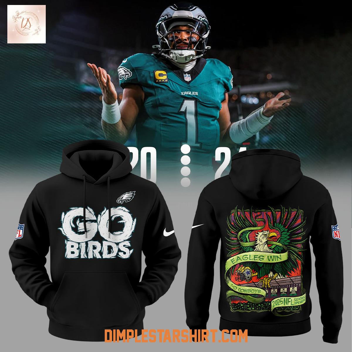 Philadelphia Eagles In The Season Opener Go Birds Hoodie Shirt Philadelphia Eagles In The Season Opener Go Birds Hoodie Shirt